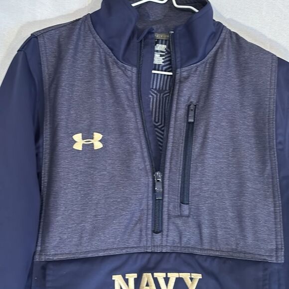 Under Armour co lab with NAVY Long Sleeve Cold Gear Size Small - Picture 3 of 12